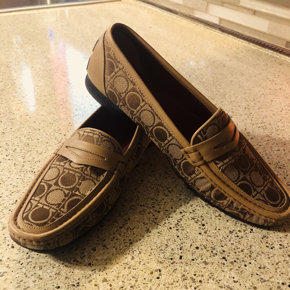 Salvatore Ferragamo women’s canvas loafers